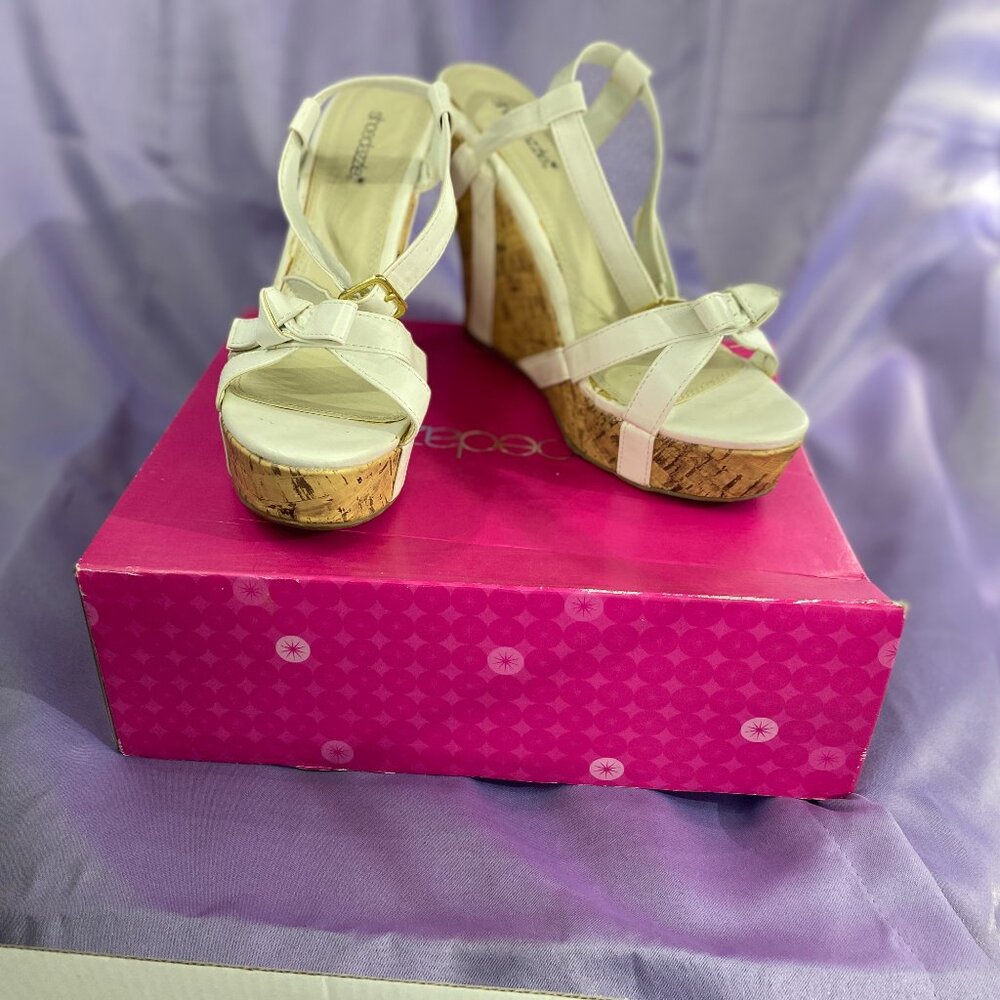 Tillie - White - Wedge - Size 11